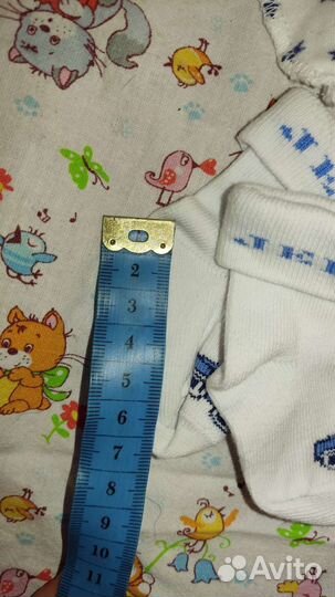 Носочки и антицарапки для новорожденных новые