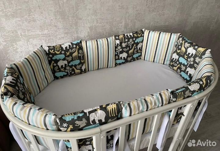 Бортики-подушки новые