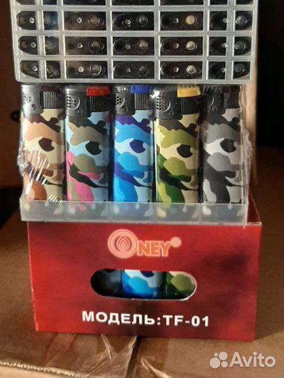 Зажигалки турбо, пьезо, jet, бытовые оптом