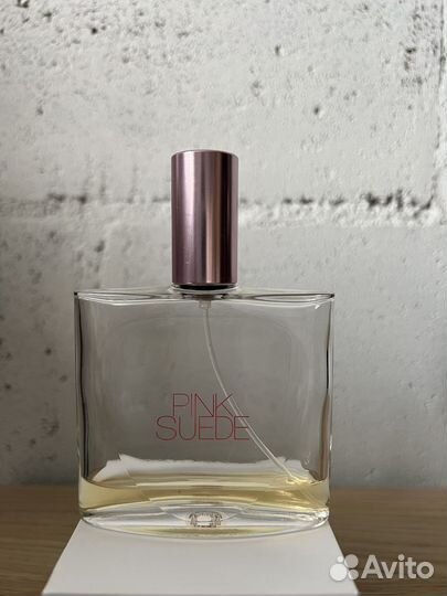 Pink suede Avon снятость