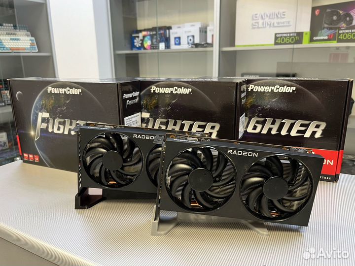 Видеокарты AMD RX6600 8gb