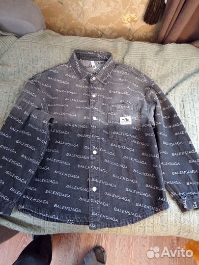 Рубашка джинсовая