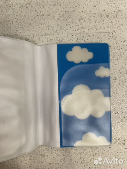 Набор обложка на паспорт и бирка на чемодан