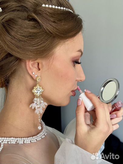 Свадебные серьги