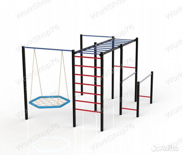Спортивная площадка уличная воркаут турник брусья