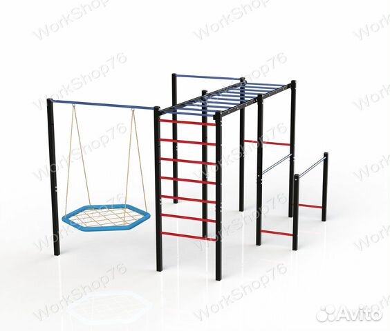 Спортивная площадка уличная воркаут турник брусья