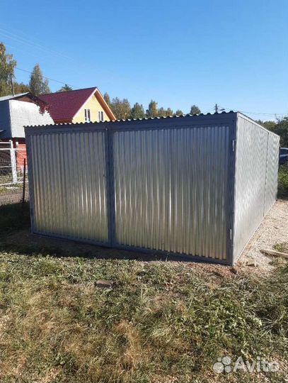 Гараж металлический хозблок