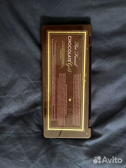 Палитра теней too faced chocolate gold