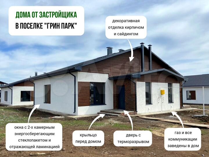 Дом 89 м² на участке 4 сот.