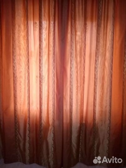 Шторы 2шт (Новые) +Тюль (б/у) см.объявление