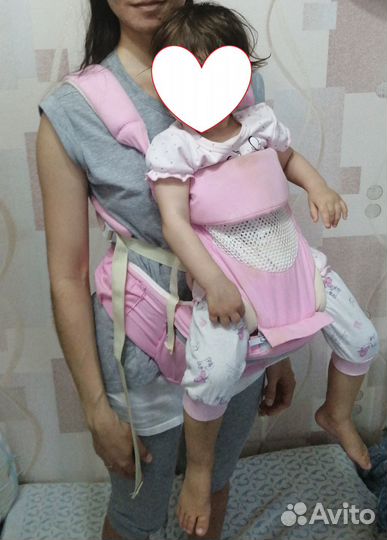 Эргорюкзак + хипсит 4в1, кенгуру для новорожденных