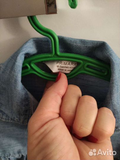 Рубашка удлинённая на девочку