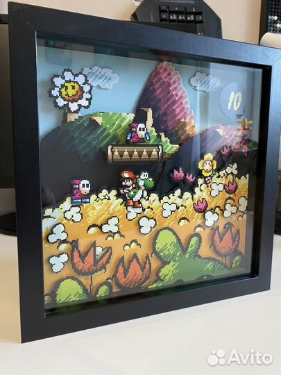Пиксельная диорама - Yoshi’s Island