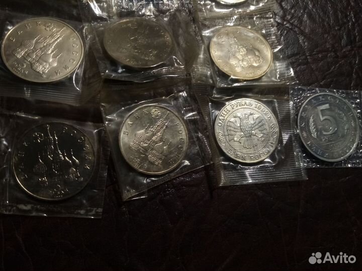 Набор монет молодая Россия 1992г