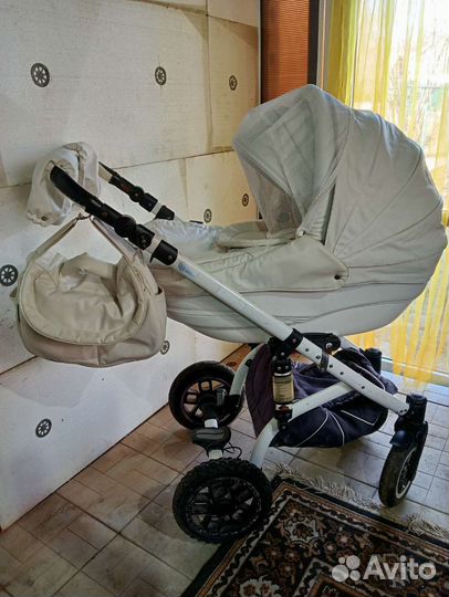 Коляска 2 в 1 эко кожа