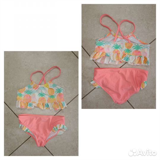 Купальники для плавания на девочку 4-5 лет 110см