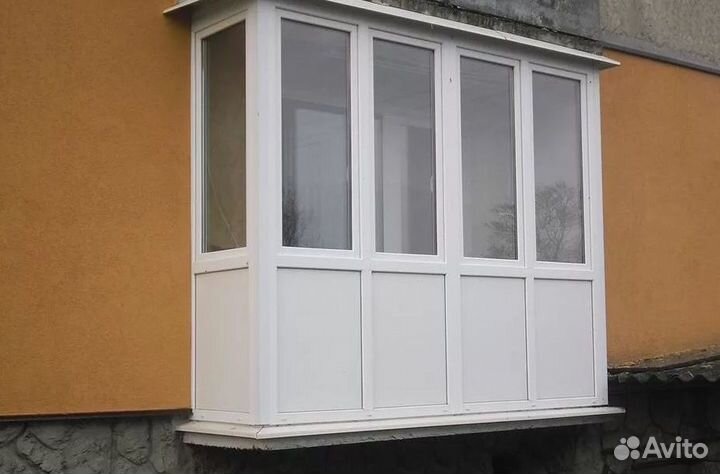 Окна на балкон распашное
