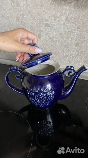 Чайник заварочный фарфоровый большой