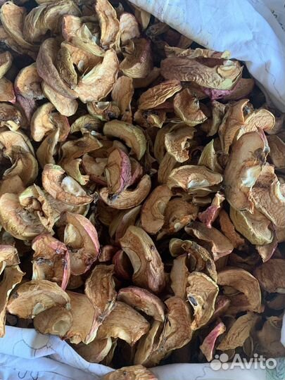 Сушеные яблоки для компота