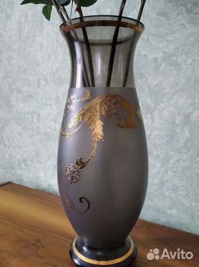 Ваза для цветов Bohemia Crystal (Чехия) 40 см