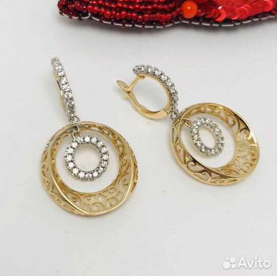Серьги из медицинского сплава