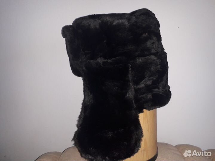 Зимняя шапка ушанка меховая мужская