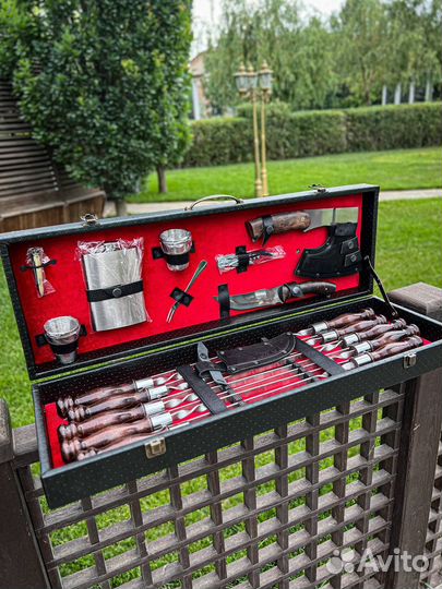 Набор шампуров в кейсе