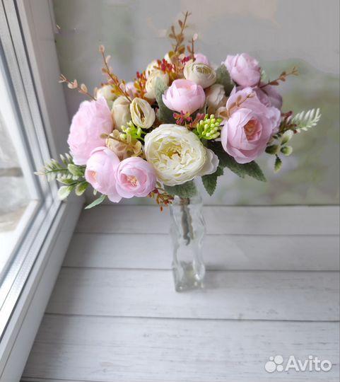 Искусственные цветы, букет сборный 243