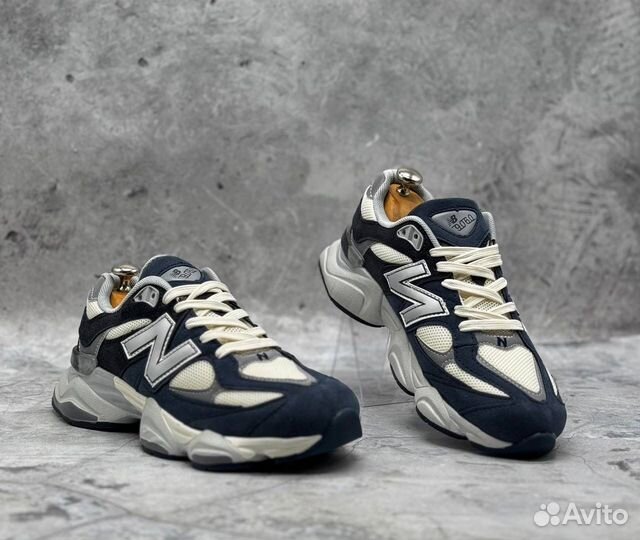 Кроссовки синие new balance 9060