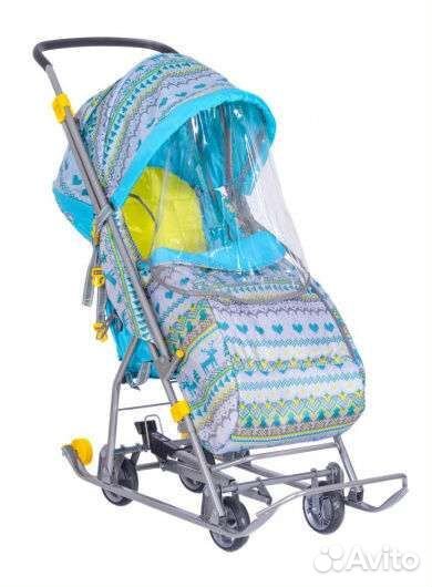 Детские санки коляска ника