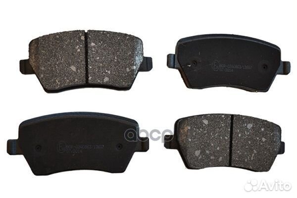 Колодки тормозные дисковые 32396 asam-SA