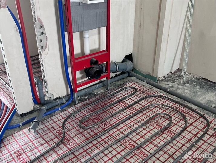 Водяной тёплый пол, монтаж в Калининграде и обл