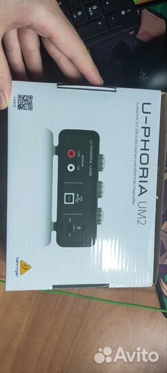 Внешняя аудиокарта behringer u-phoria um2