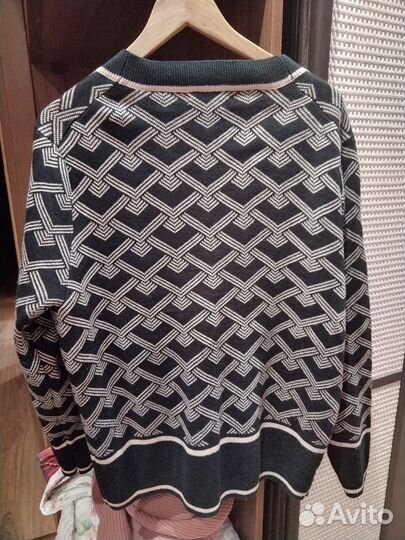 Жакет из двуслойной вязки 