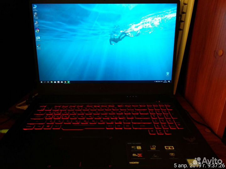 Игровой ноутбук asus tuf gaming