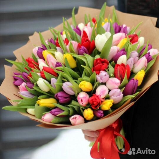 Букет тюльпаны,ирисы