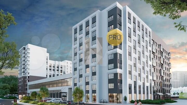 2-к. квартира, 62 м², 10/13 эт.