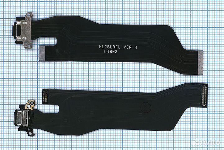 Разъем Type C Huawei Mate 10 pro плата