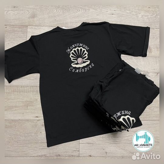 Футболка с вышивкой