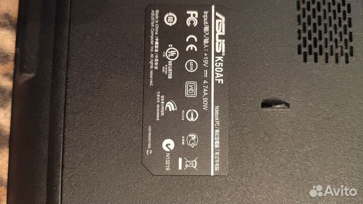 Ноутбук Asus K50AF