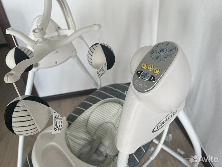 Электрокачели Graco с адаптером