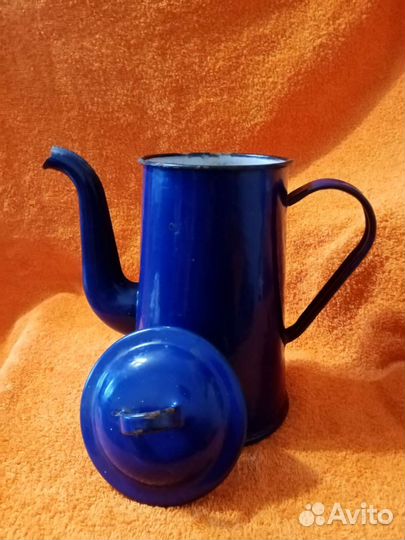 Кофейник эмалированный СССР