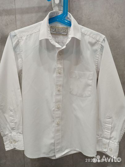 Школьные рубашки для мальчика 116 122 р-р