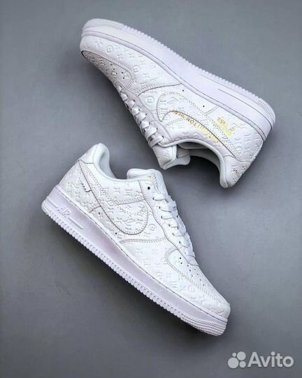 Louis Vuitton X Nike Air Force 1 Low Triple White