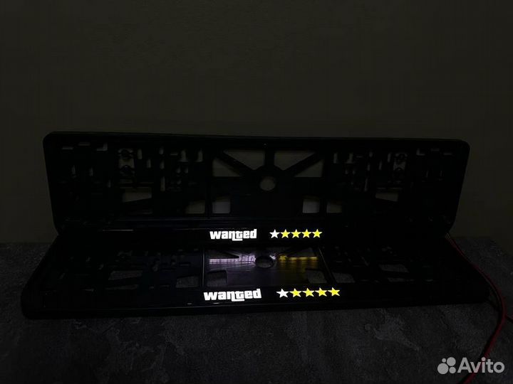 Номерная рамка с вашим логотипом