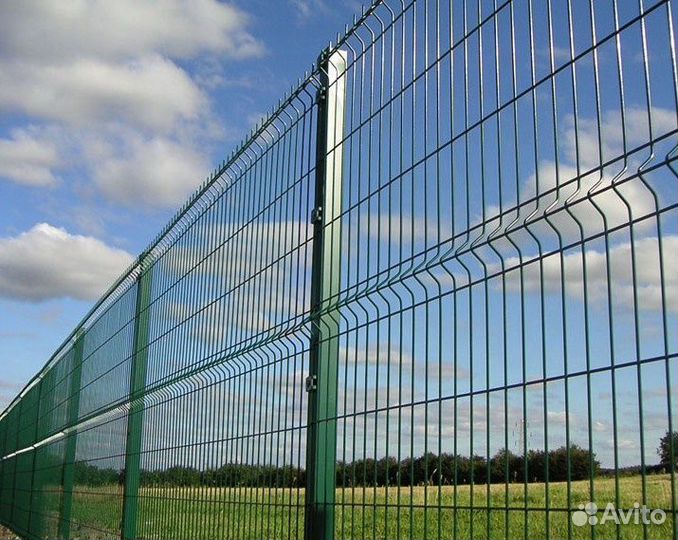 Сетка для забора 3Д