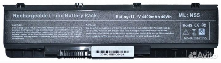 Аккумулятор для ноутбука Asus A32-N55