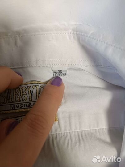 Школьные рубашки для мальчиков 134 140