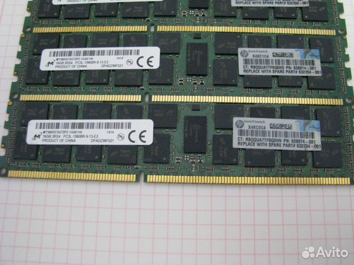 Серверная оперативная память HP 16 GB 10600R