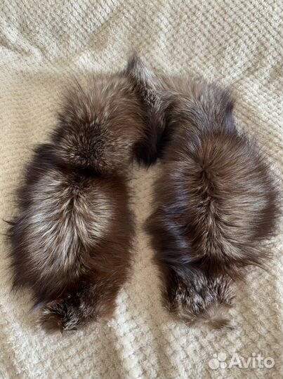 Меховой воротник песец